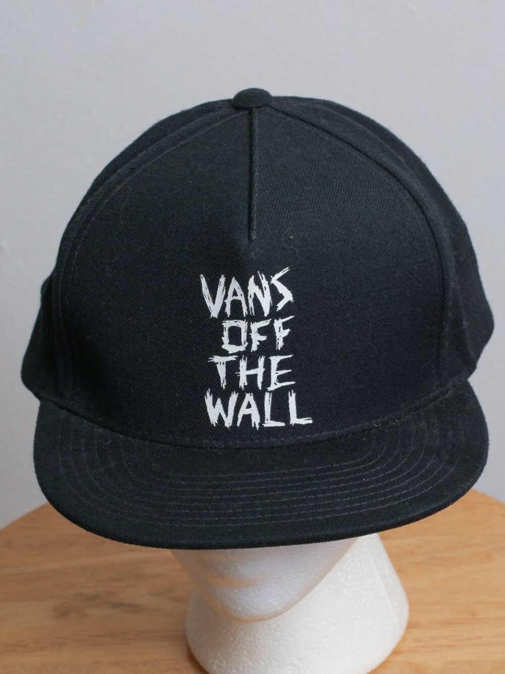 Vans Off The Wall Hat Mens OS Black Skater Snapback Cap